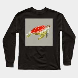 Vintage Sea Turtle Long Sleeve T-Shirt